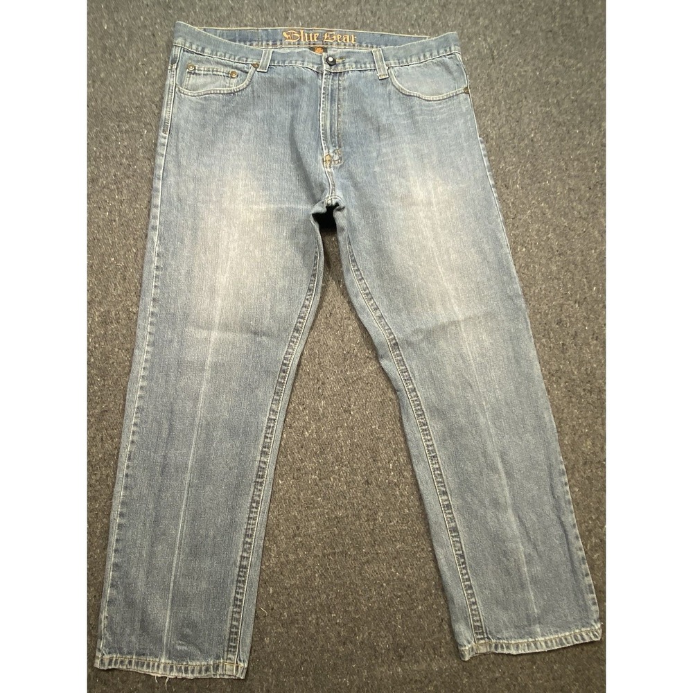 Blue Gear Y2K Skater Blue Jeans Men's 44x32 Casual Comfort Outdoors Denim